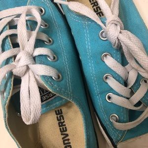 Baby Blue Converse in Size 7